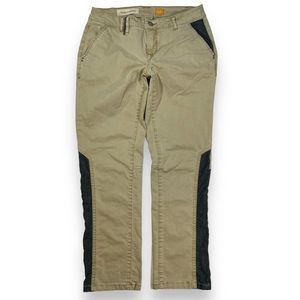 Pilcro and the Letterpress Hyphen Low Waisted Chino Pants Womens 26 Beige‎